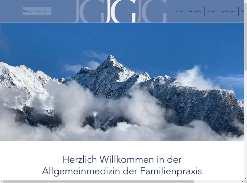 Vorher: bisherige Webseite
